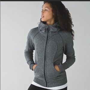 Lululemon Dark Grey Scuba Hoodie size 4